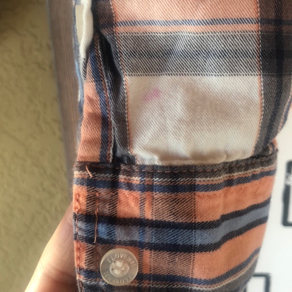 Plaid Soft Button Up - Picture 6 of 6
